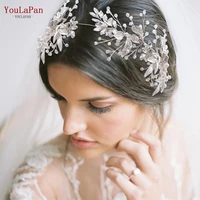 youlapan hp272 silver diamond headband crystal headpieces flower crown for bride tiara hair barrette wedding hair accessories