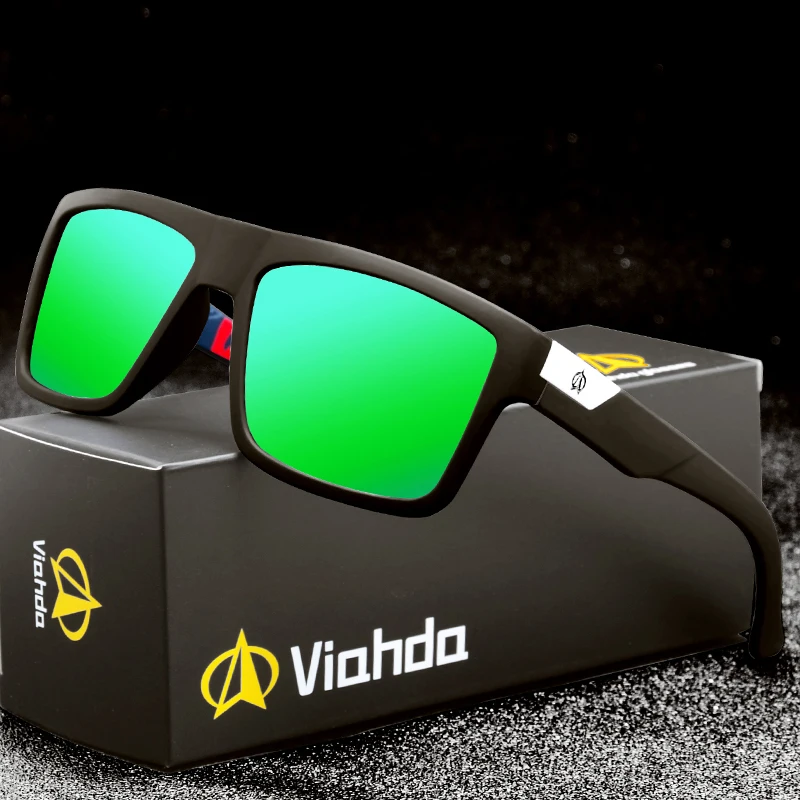 VIAHDA 2019 спортивные солнцезащитные очки поляризационные для мужчин вождения