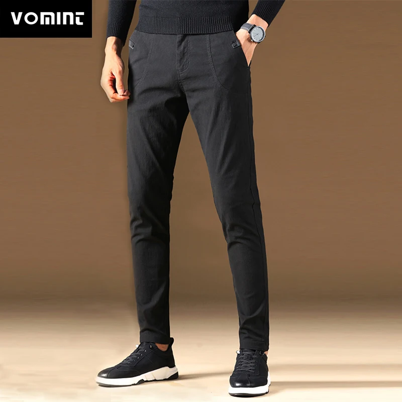 Vomint 2020 Мужские штаны новинка повседневные бизнес стиль обтягивающие брюки