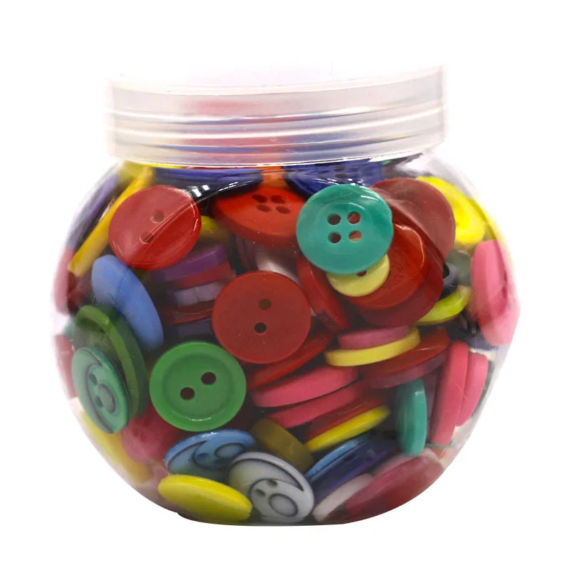 120 г разноцветные Круглые полимерные мини-кнопки аксессуары для швейной одежды