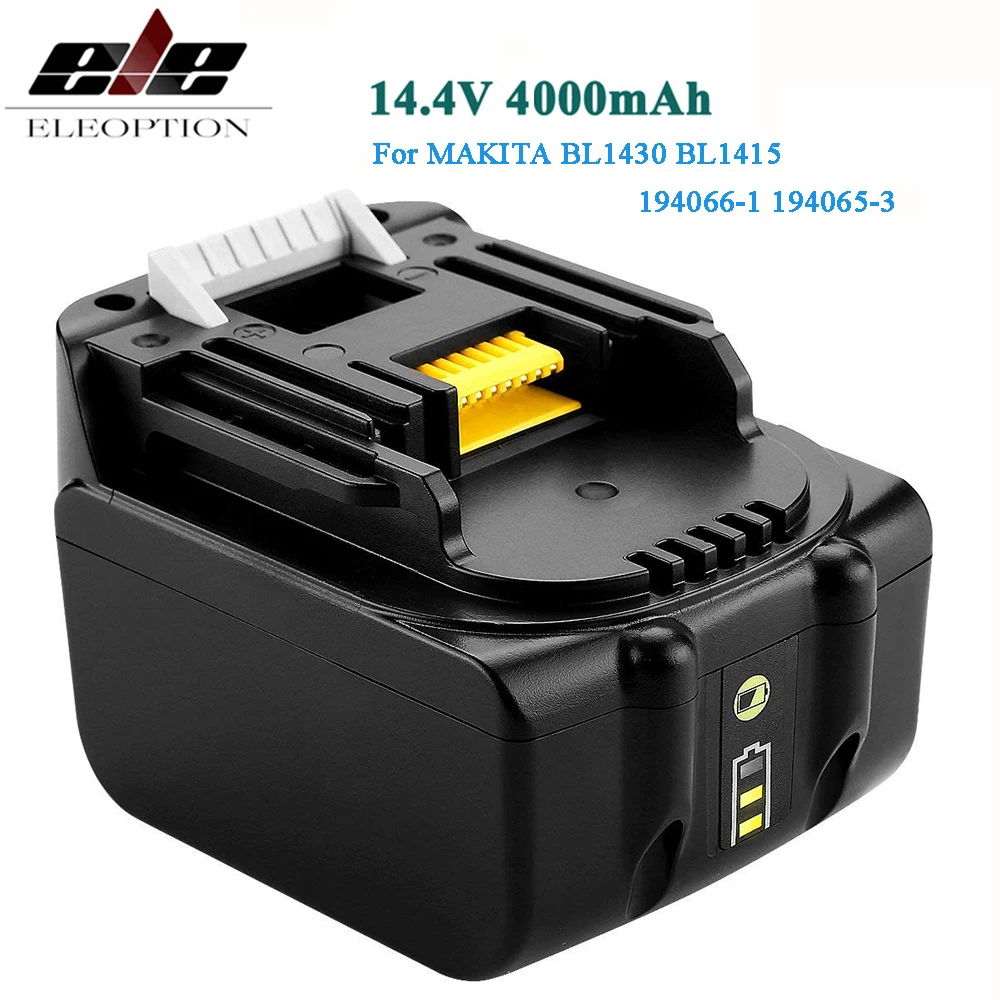 Литий ионный аккумулятор для MAKITA 14 4 В 0 мА/ч батарея BL1430 BL1415 194066 1 194065 3 194559 8 MAK1430Li