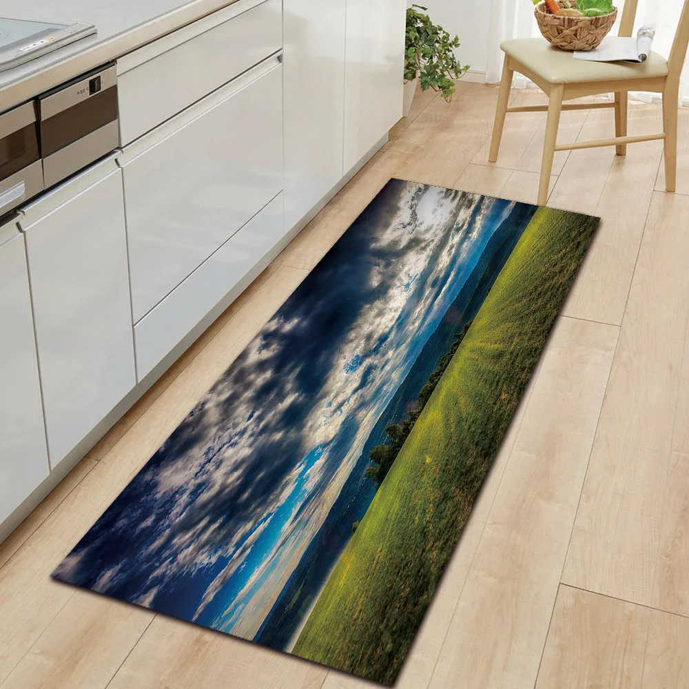 Натуральный пейзаж товары для дома кухонный коврик немнущийся входной двери