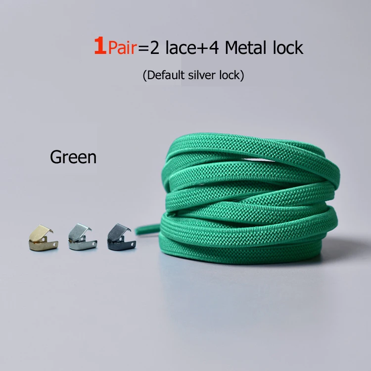 dark green 21 цвет эластичные фиксирующие шнурки круглые без шнурков шнурки для обуви дети взрослые кроссовки с шнурками быстрая ленивая обувь шнурки 1 пара - Цвет: dark green