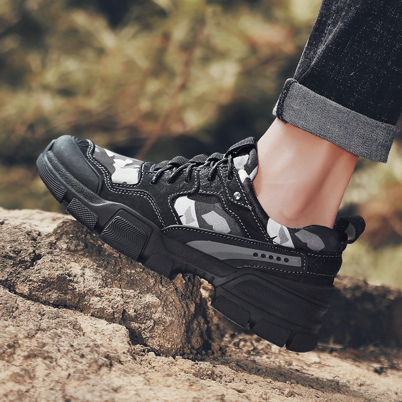 2020 летняя новая мужская обувь Уличная увеличивающая рост толстая подошва