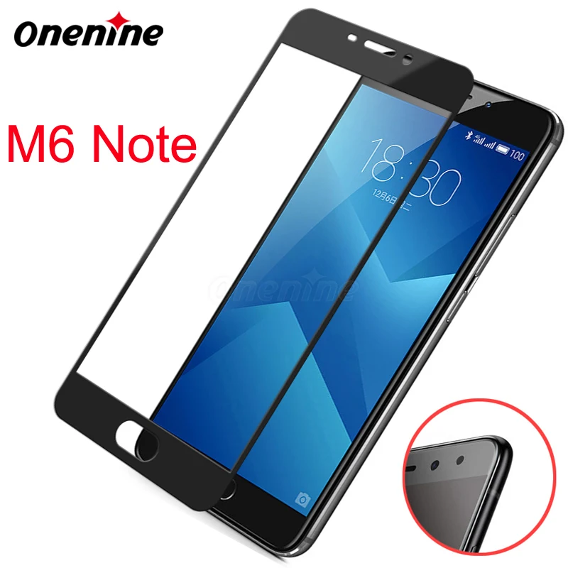 Защита для экрана Onenine 4D Meizu M6 Note закаленное стекло 5 дюйма защитная пленка с