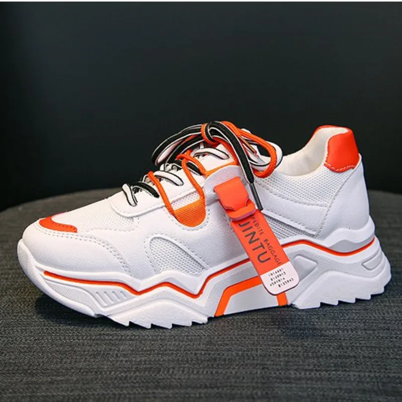 Женские массивные кроссовки на платформе новинка 2019 осенние женские женская