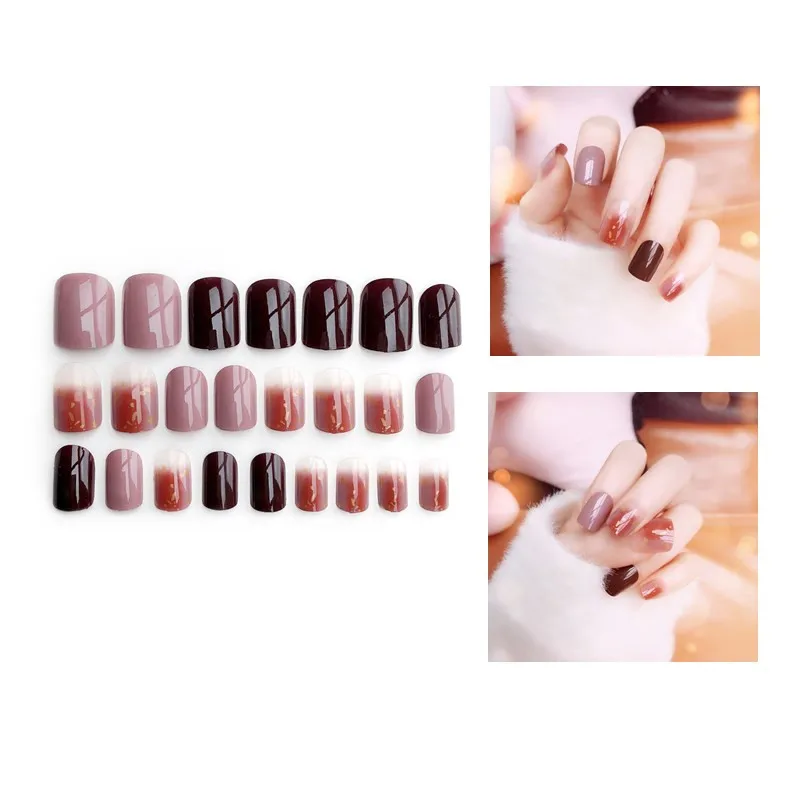 Высокое качество 24 шт./компл. акриловые полный палец манекен ногти советы