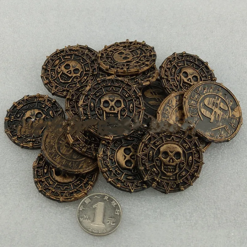 Реквизит для вечевечерние 10 шт./компл. сокровища в виде монет рождественский