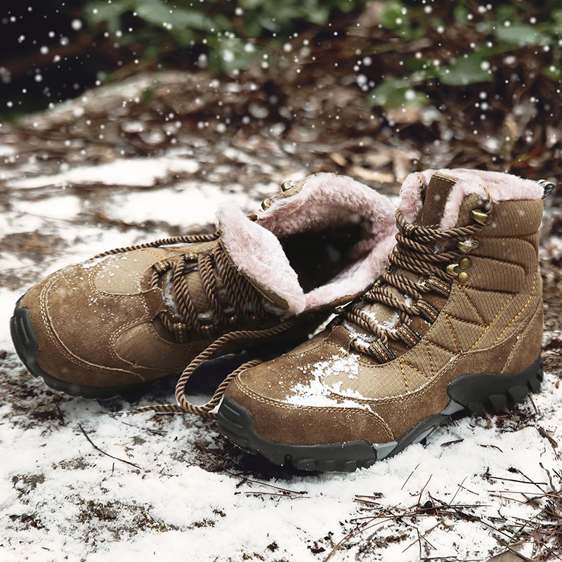 BESCONE/мужские теплые зимние ботильоны водонепроницаемые повседневные короткие