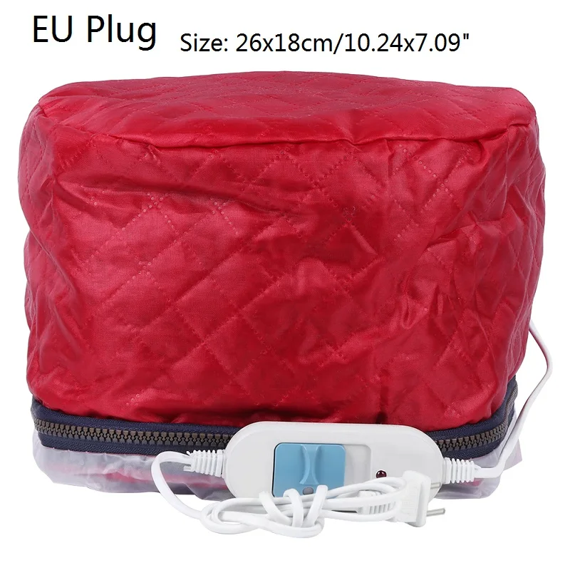 E EU Plug 3 режима, Регулируемая Кепка для Пароварки, фены, электрическая Кепка для подогрева волос, шапка для салона, Домашнее использование, сделай сам, для волос, спа, питательные Инструменты для укладки - Цвет: E EU Plug