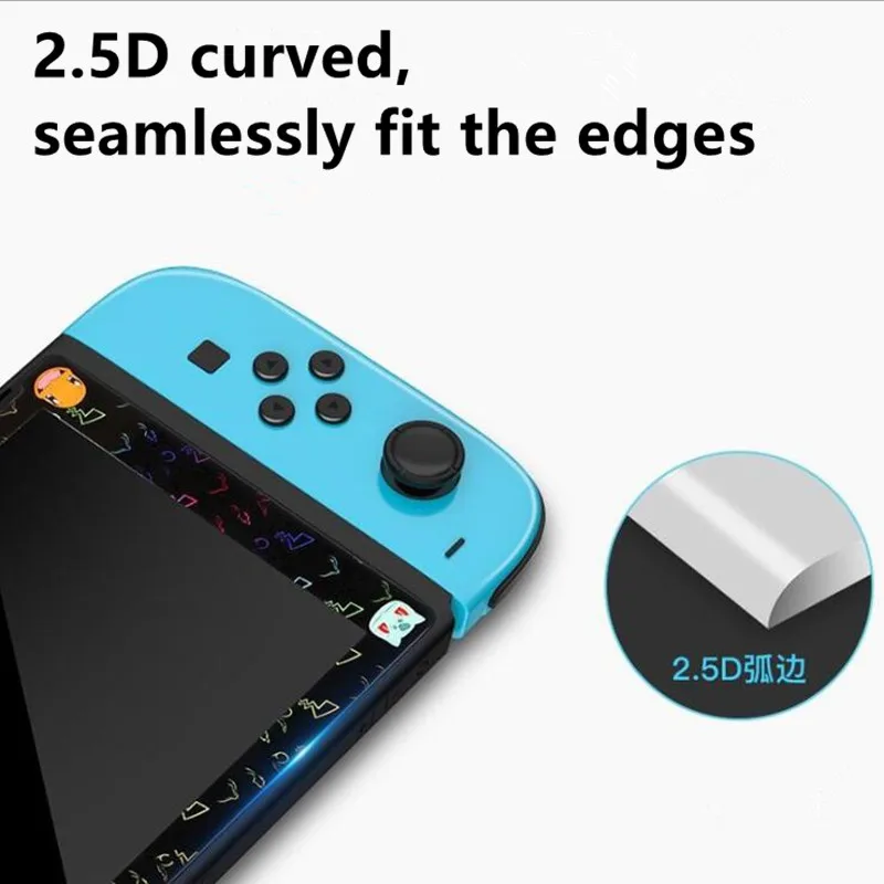 Защитная пленка для экрана с аниме консоли Nintendo Switch ультратонкая прозрачная