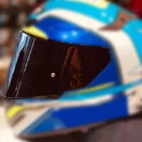easy to replace pc sun protection unbreakable motorcycle face protecting helmet glass helmet visor for kyt tt