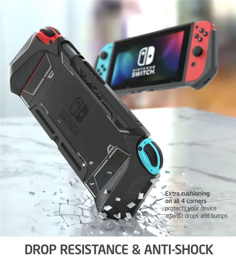 Прикрепляемый чехол для nintendo Switch Mumba Blade Series TPU Grip Cover совместим с консолью nintendo Switch и контроллером Joy-Con