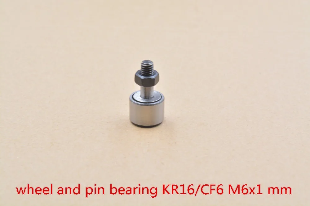 KR16 KRV16 CF6 M6x1mm кулачковый ролик с игольчатым подшипником и штифтом 1 шт.|bearing wheel|wheels