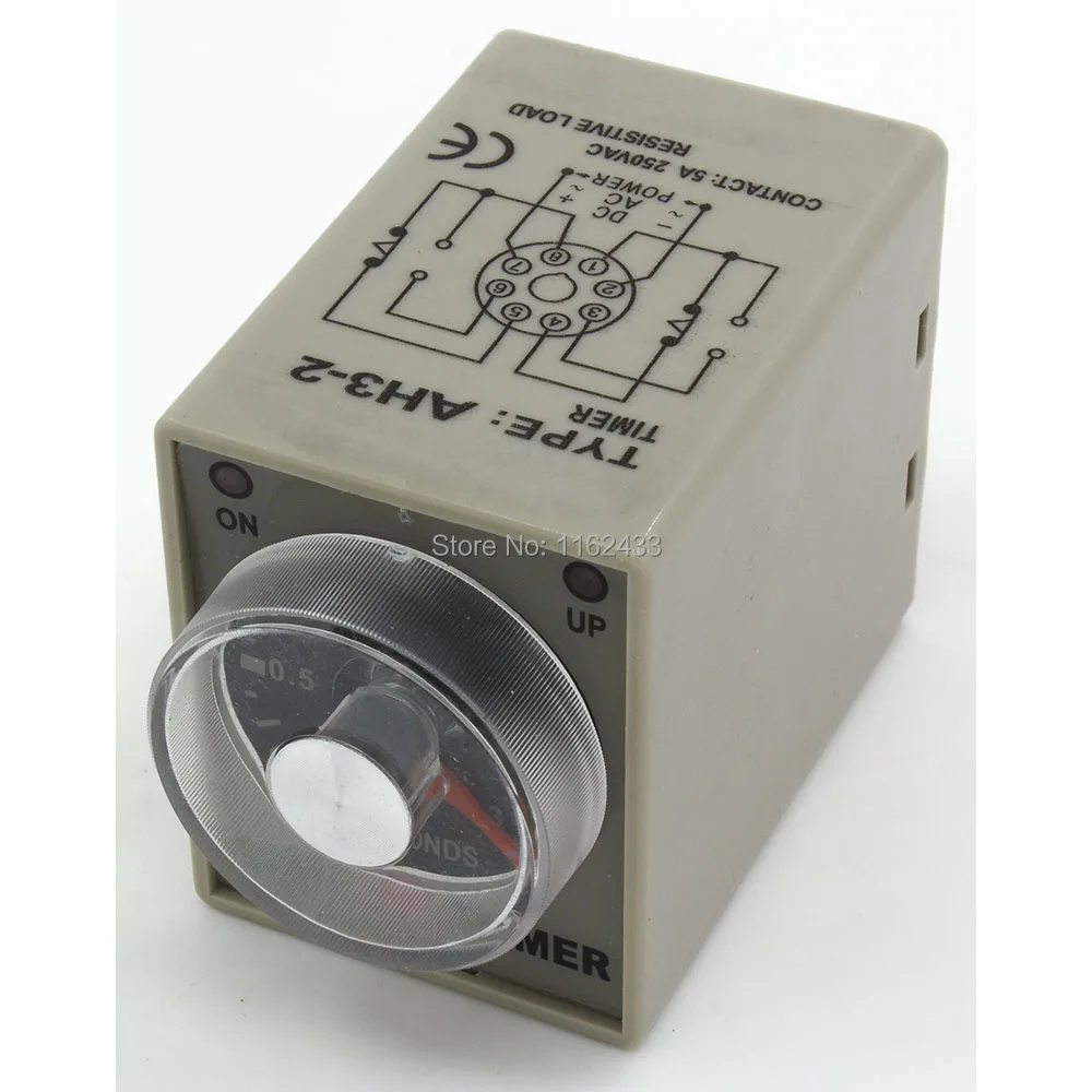 AH3 2 AC 380V 3s on delay DPDT реле времени 380VAC таймер задержки|relay cpu|relay dcrelay |