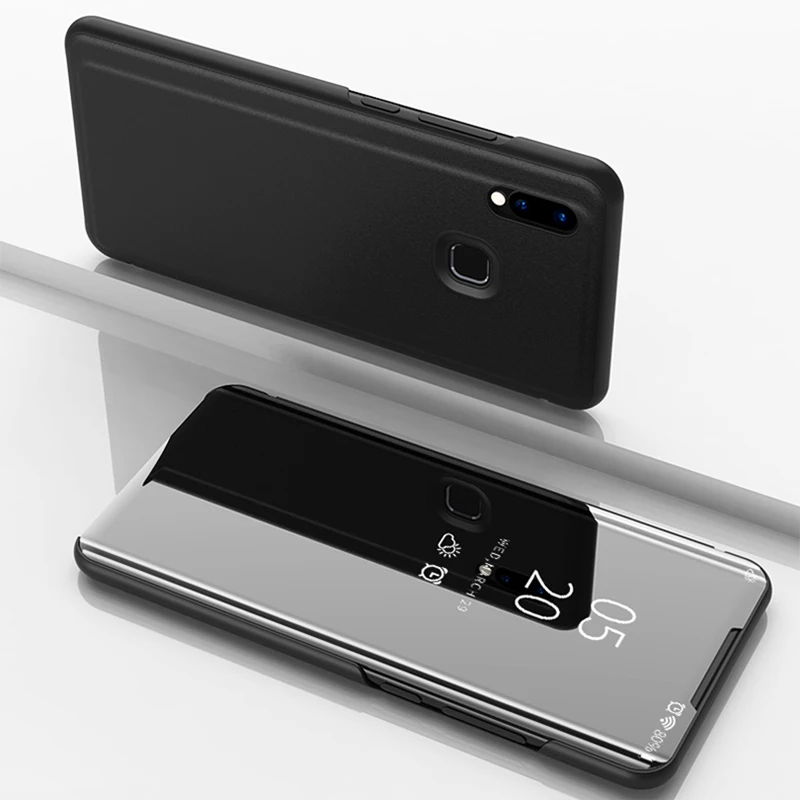 ДЛЯ VIVO Y91 чехол Y95 зеркальный откидной Чехол прозрачная подставка для телефона Y93