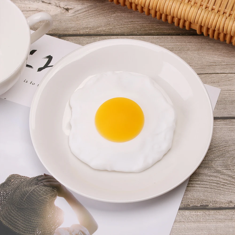 Кухонные Игрушки, имитация яичницы, яйца в паше, поддельная еда, сделай сам, креативная ручная работа, детская игрушка для игр, украшение, обучающий реквизит