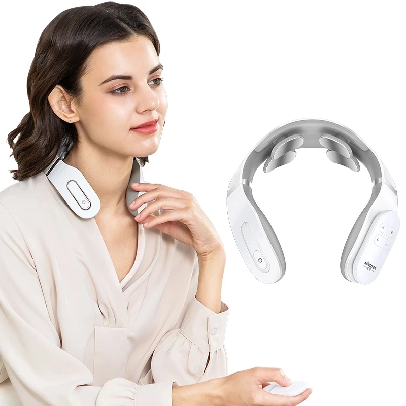 Электрический массажер для шеи и позвоночника MZ аппарат массажа с дистанционным