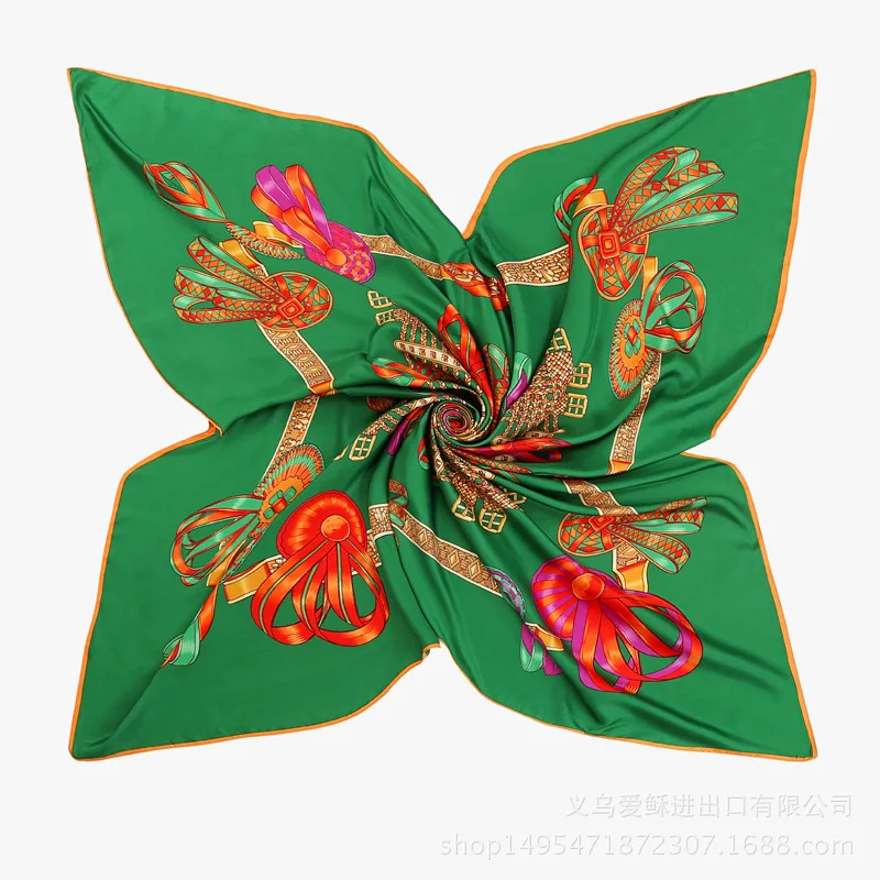 

Scarves Shawl Silk Hijab Scarf Female Square Mulberry Scarves Beach Cover-upsBandana Bufand de seda Foulard en soie solar playa