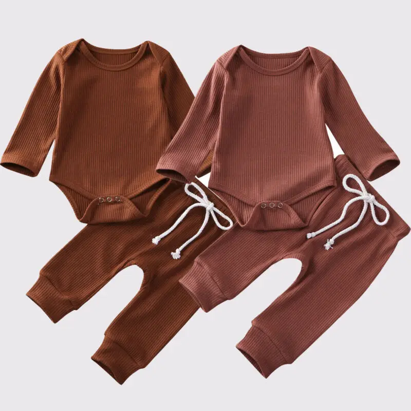 

Pudcoco Весна Осень Мода 2 шт./компл. Одежда для новорожденных мальчиков и девочек комбинезон с длинными рукавами топ + длинные штаны комплект од...