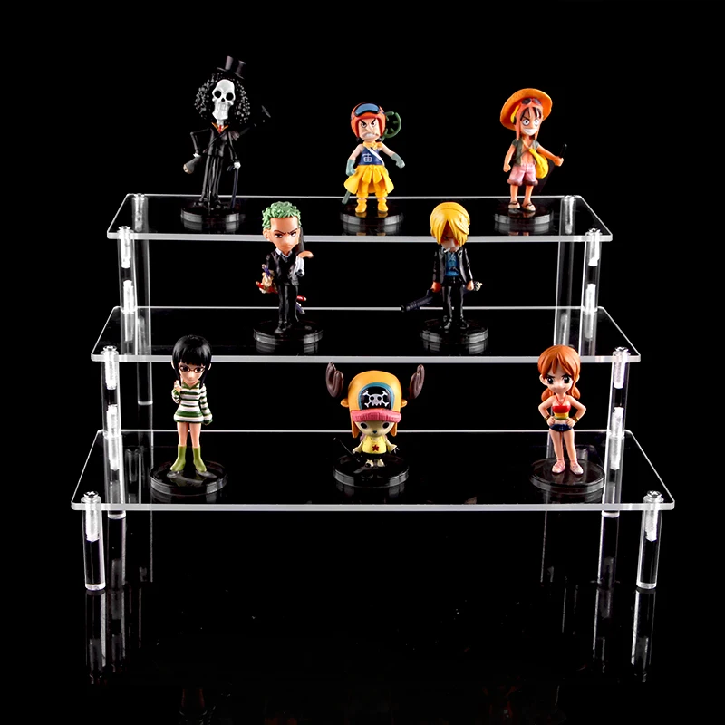 Съемная акриловая витрина для фигурок аниме игрушек ювелирных изделий стеллаж