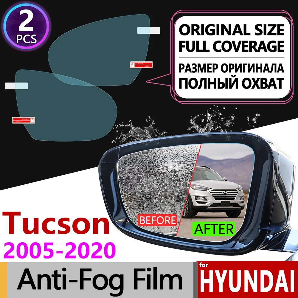 Для hyundai Tucson 2005~ ix35 JM лм TL полное покрытие анти-туман фильм Зеркало заднего вида аксессуары 2008 2010
