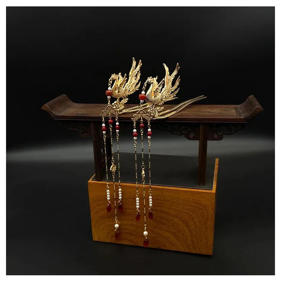 Китайские традиционные аксессуары для волос из сплава в старинном стиле Hanfu