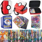 Английский Покемон Сияющий карточный бокс V VMAX EX GX энергия игра Большой альбом для карт покемона держатель для книг сумка для хранения детских игрушек