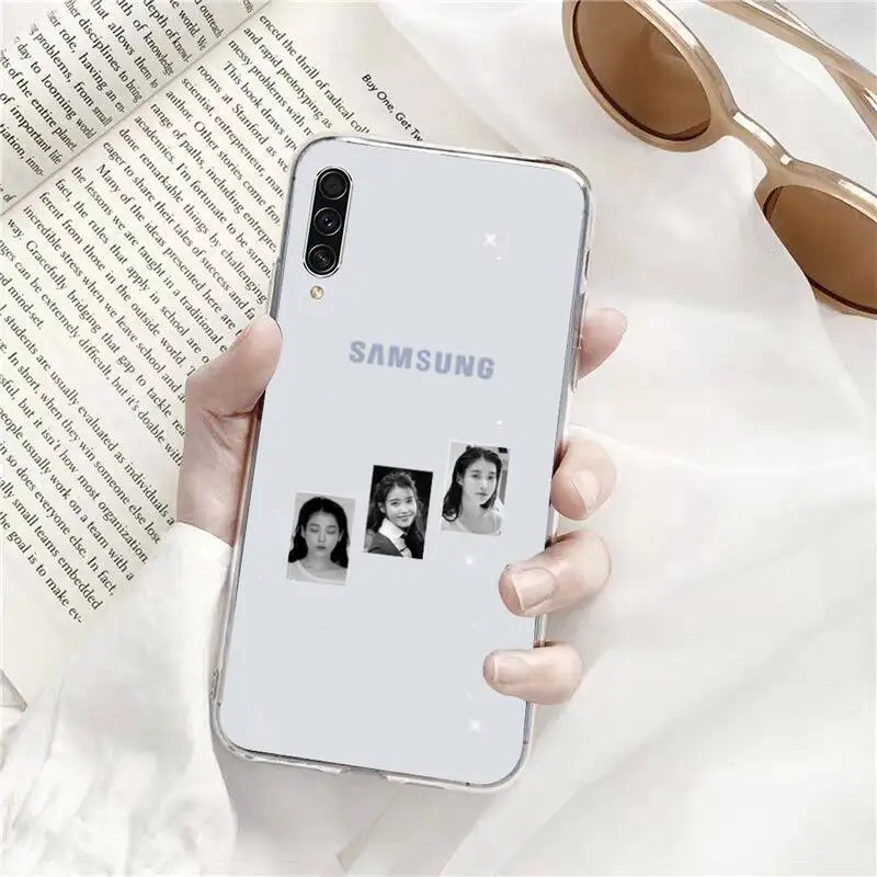 

Beautiful IU singer Phone Case Transparent for Samsung s9 s10 s20 Huawei honor P20 P30 P40 xiaomi note mi 8 9 pro lite plus