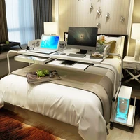 9 lk380 creative widenheight adjustable laptop stand cross bed computer table large size computer desk with keyboarddraw
