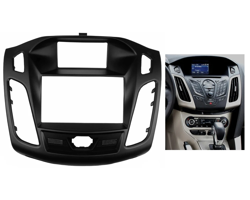 Для FORD Focus III C-Max 2011 up радиоприемник стереопанель Fascia C Max лицевая пластина