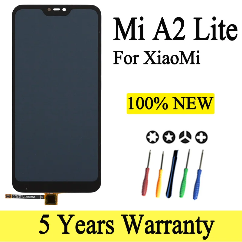 ЖК дисплей для Xiaomi Mi A2 Lite с рамкой дигитайзер сенсорный экран замена MiA2
