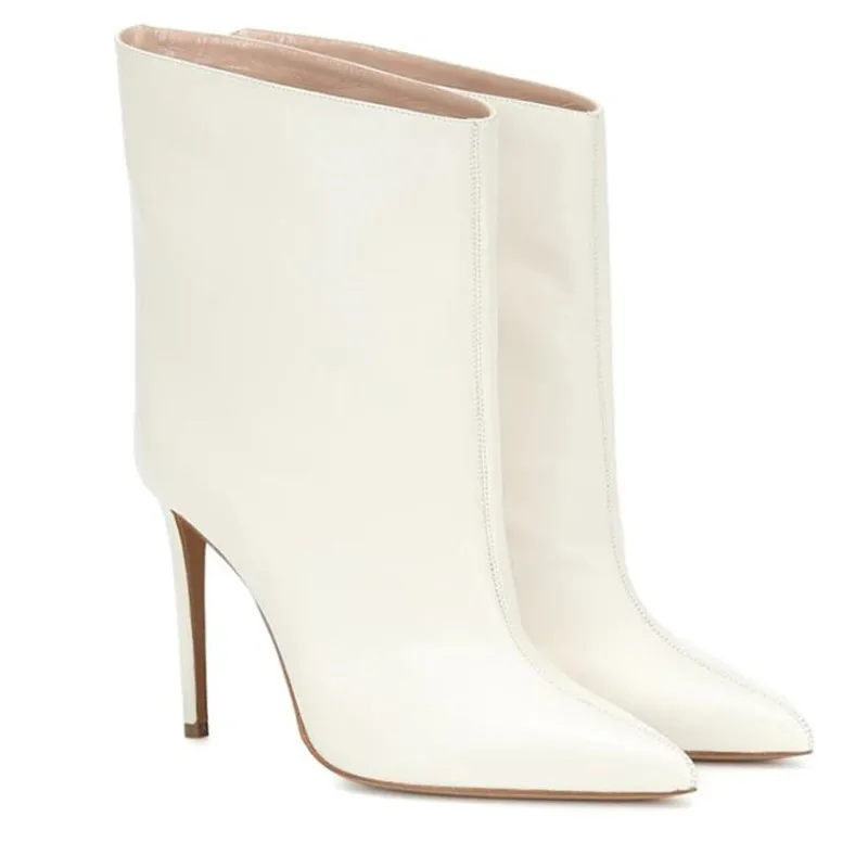 Женские кожаные ботинки челси FEDONAS вечерние ботильоны из тисненой кожи на тонком