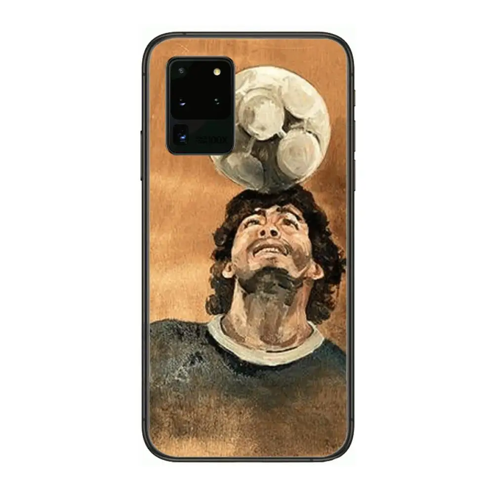 

Diego Armando, Maradona, Argentina Phone cover hull For SamSung Galaxy S 6 7 8 9 10 20 21 Plus Edge E note 5G Lite Ultra black