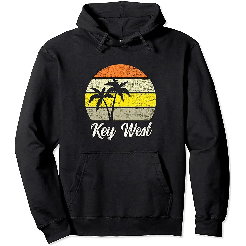 

Винтажный пуловер с капюшоном в стиле ретро, с принтом сердечек, Флориды