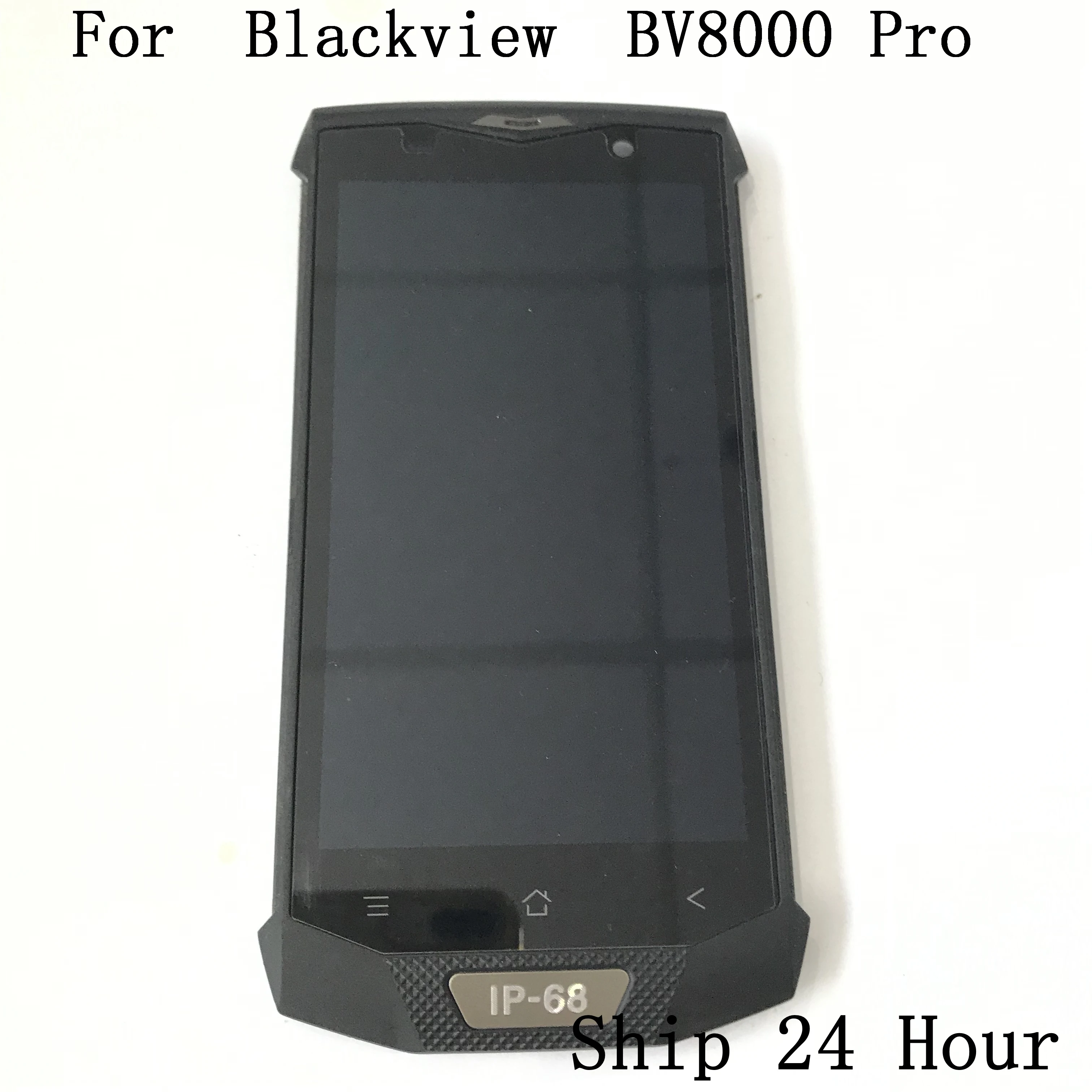 Б/у ЖК экран + сенсорный рамка для Blackview BV8000 Pro MT6757 Octa Core 5 0 дюймов 1920*1080 бесплатная