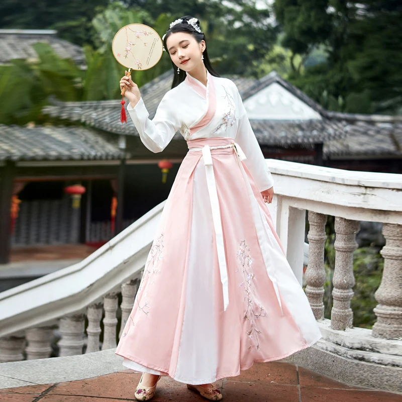 Длинное платье ханьфу в китайском стиле 4 цвета |
