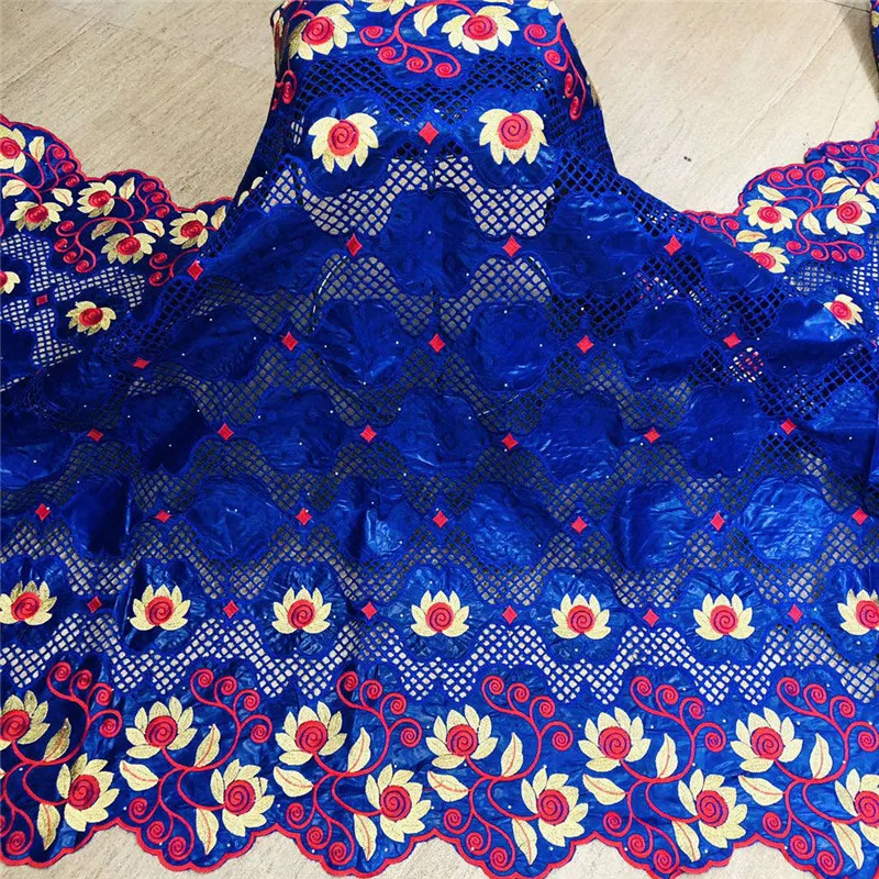 

2020 New arrival Stone african Bazin riche fabric with beads embroidery lace / bazin brode dress material Nigerian lace h19-80