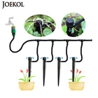 Садовый шланг капельного орошения, регулируемый шланг 14 дюйма, 8 отверстий, 360 градусов, опоры для микропотока, система полива