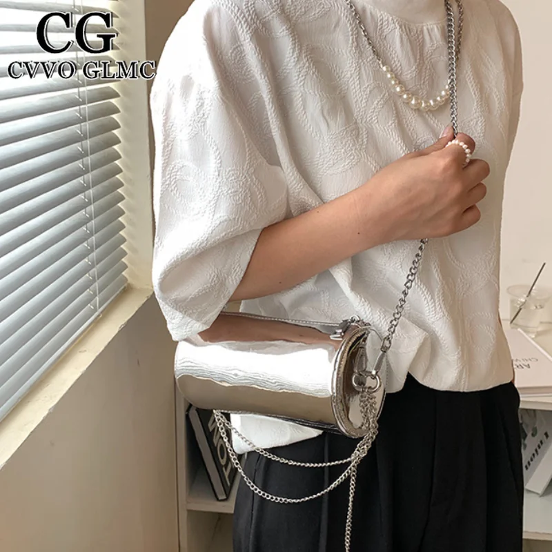 

Cvvo Glmc Popular Women PU Leather Shoulder Bags Casual brand Messenger bag High quality Fashion Chain Underarm bag