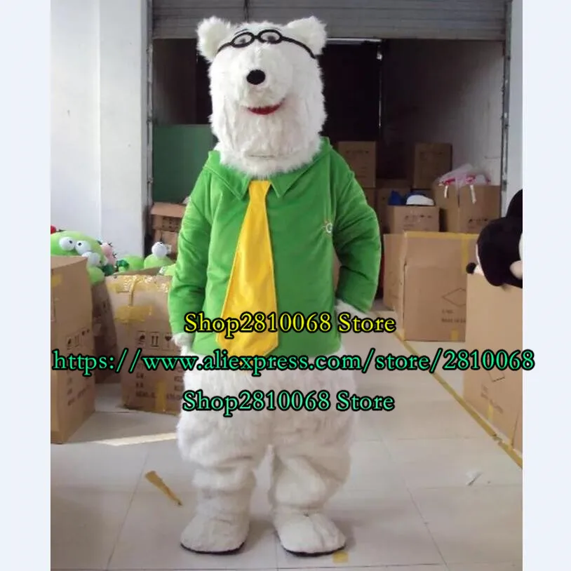 Горячая Распродажа милый костюм полярного медведя персонажа из мультфильма для