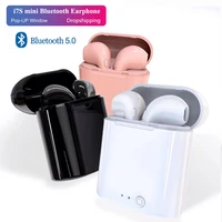 i7s mini tws wireless headphones bluetooth earphone 5 0 stereo earbud in ear sports headset with charging box for all smartphone