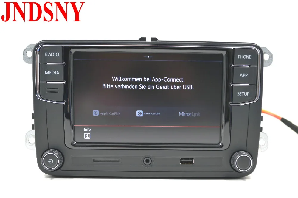 JNDSNY RCD330G CarPlay RCD330 Plus CarPlay Автомагнитола для VW Tiguan Golf 5 6 Jetta MK5 MK6 Passat Polo Touran 6RD 035 187B
