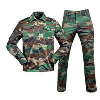2pcs mens camouflage combat tactical army airsoft military uniforms 728 suit paint game clothing