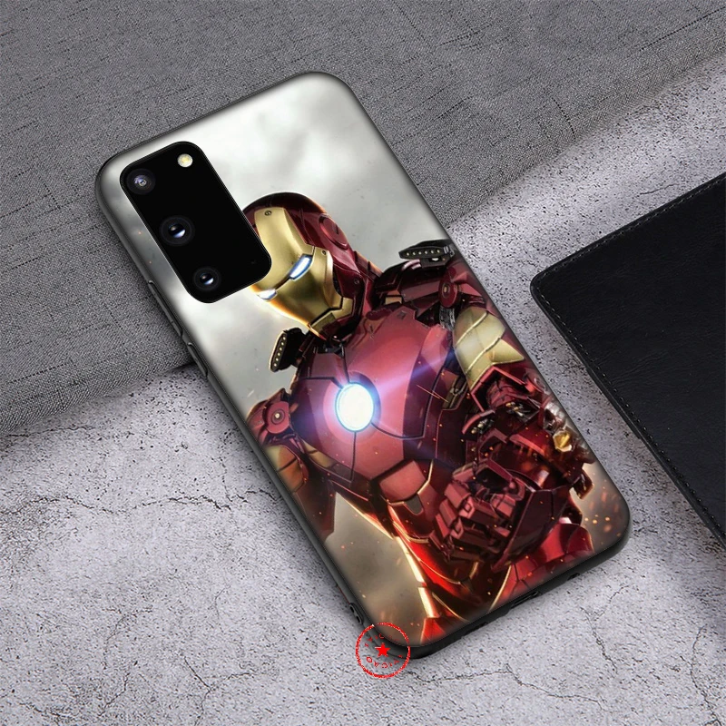 Iron Man Soft Phone Case for Samsung Galaxy S20 Ultra Note 10 Plus S10 Lite A91 A81 A71 A51 Cover |