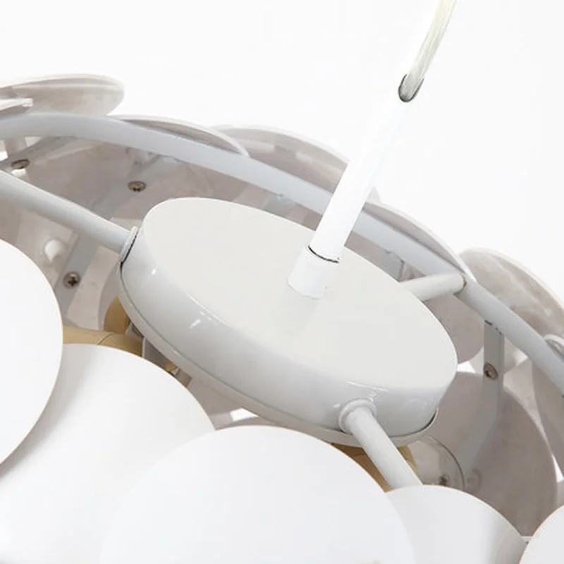 Современная светодиодная подвесная люстра в виде сосновых конусов круглый