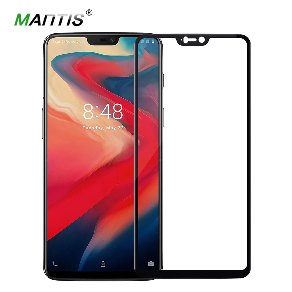 Закаленное стекло MANTIS для Oneplus 6 9D Защитное экрана One Plus Arc Edge пленка OnePlus 6T 5 5T |