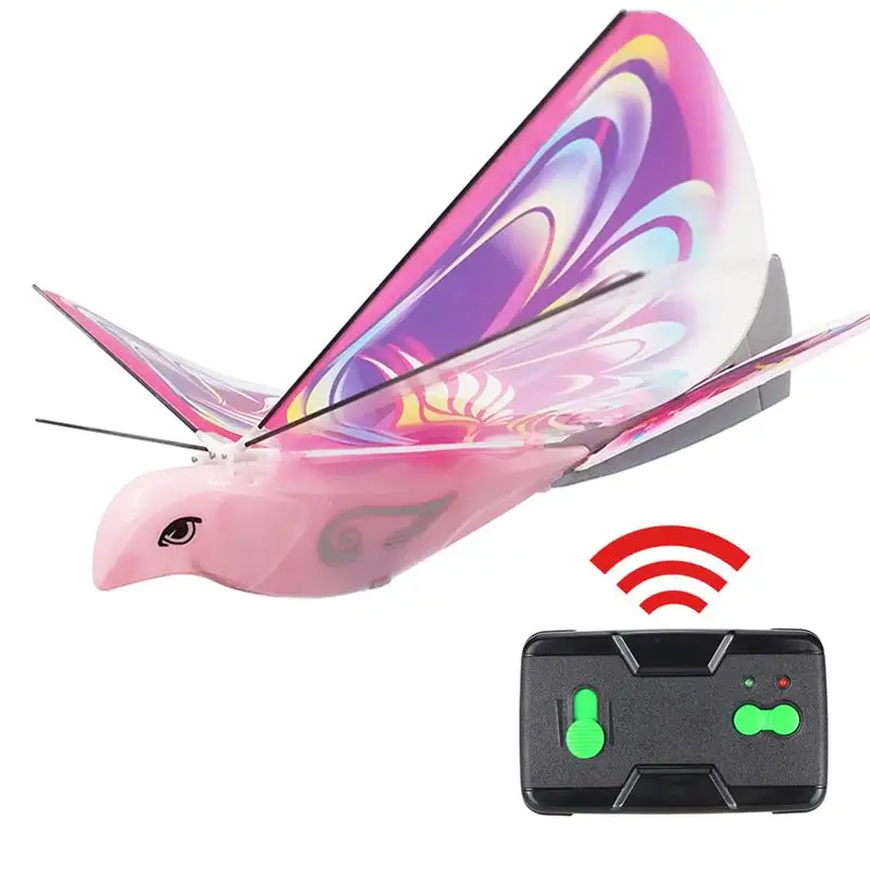 

Remote Control Bionic Flying Bird Toys Mini RC Drone Smart Bionic Flapping Wings Simulation Luminous Flying Bird for Kids Adults