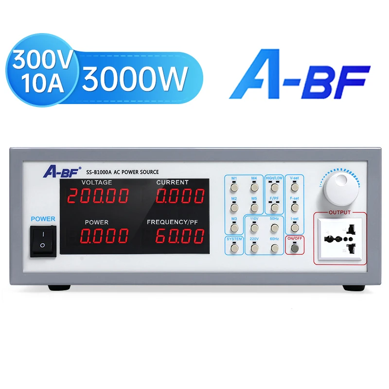 

A-BF источник питания с переменной частотой 220 В, лабораторный блок питания со стабилизацией переменного тока, регулятор напряжения ва, ва, ва