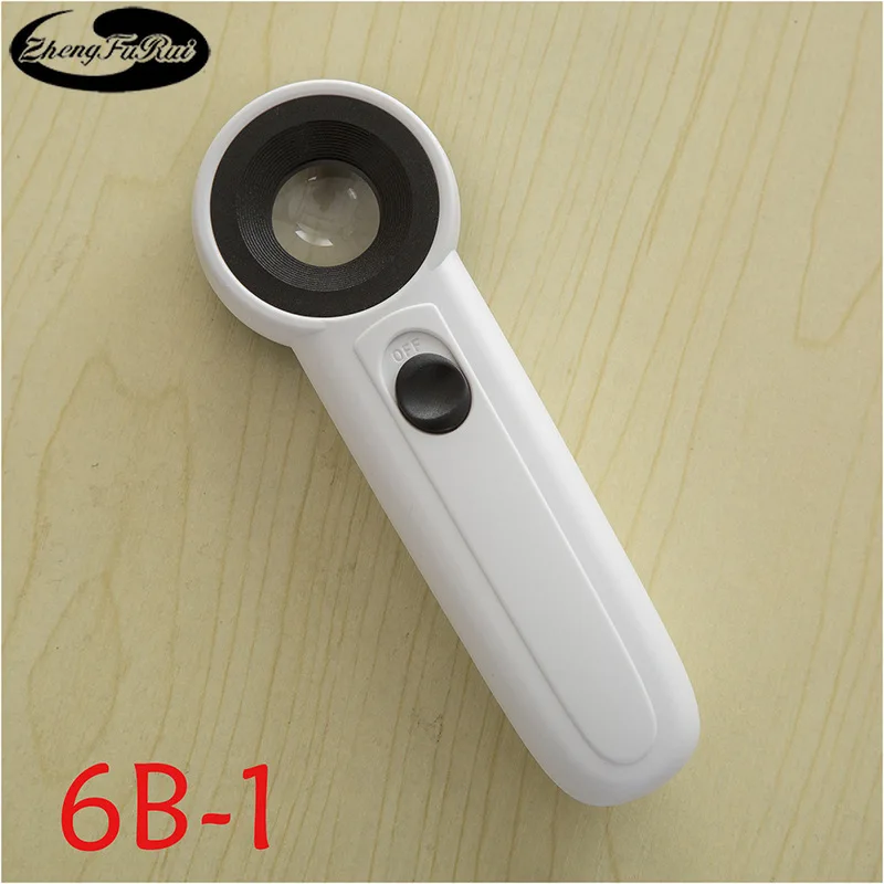 

Многофункциональная Лупа Стекло чистый оптическая лакировочная с светильник ручной увеличительное Стекло MG6B-1 увеличительное Стекло